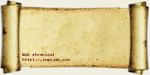 Kristina Janičić vizit kartica